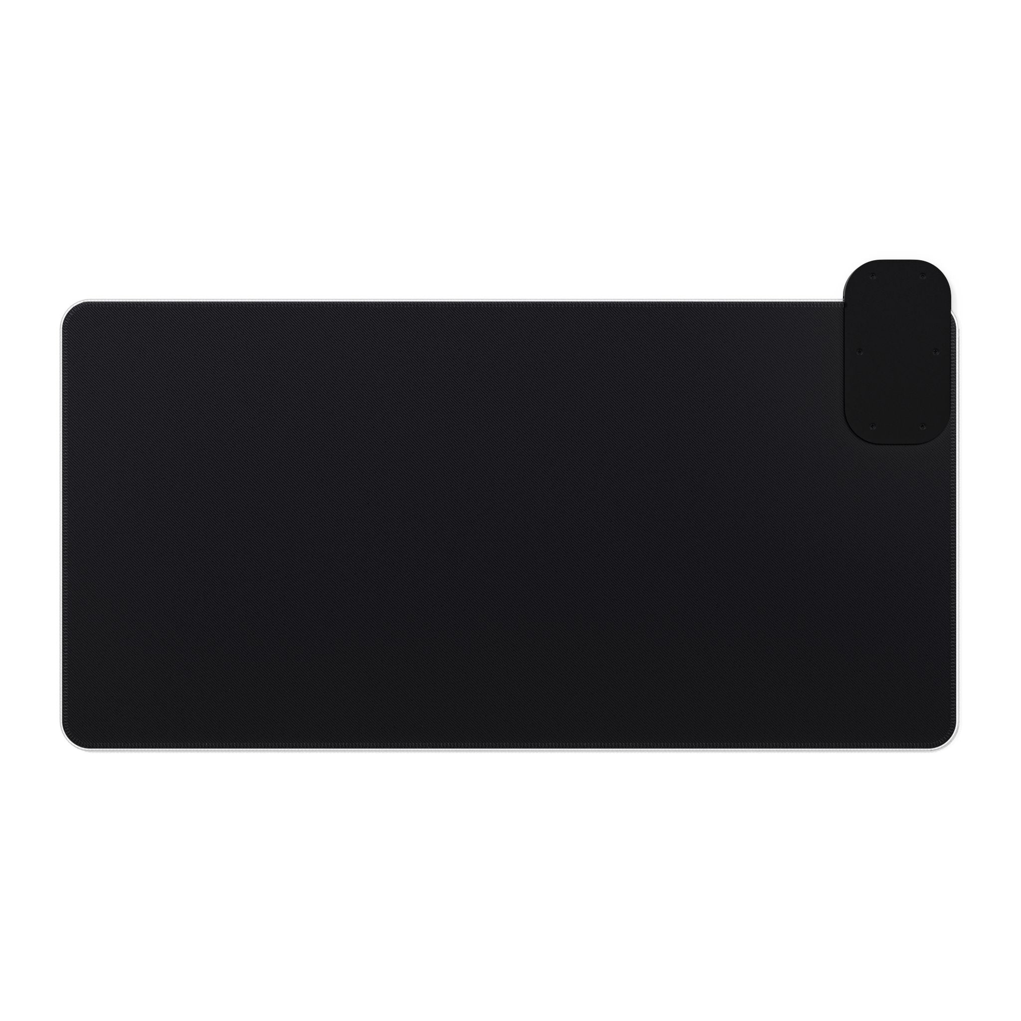 LED Gaming Mouse Pad with Wireless Charging - Cosmic Design for Developers, Unique Desk Accessory, Gaming Gift, Gamer Setup, LED Desk Pad