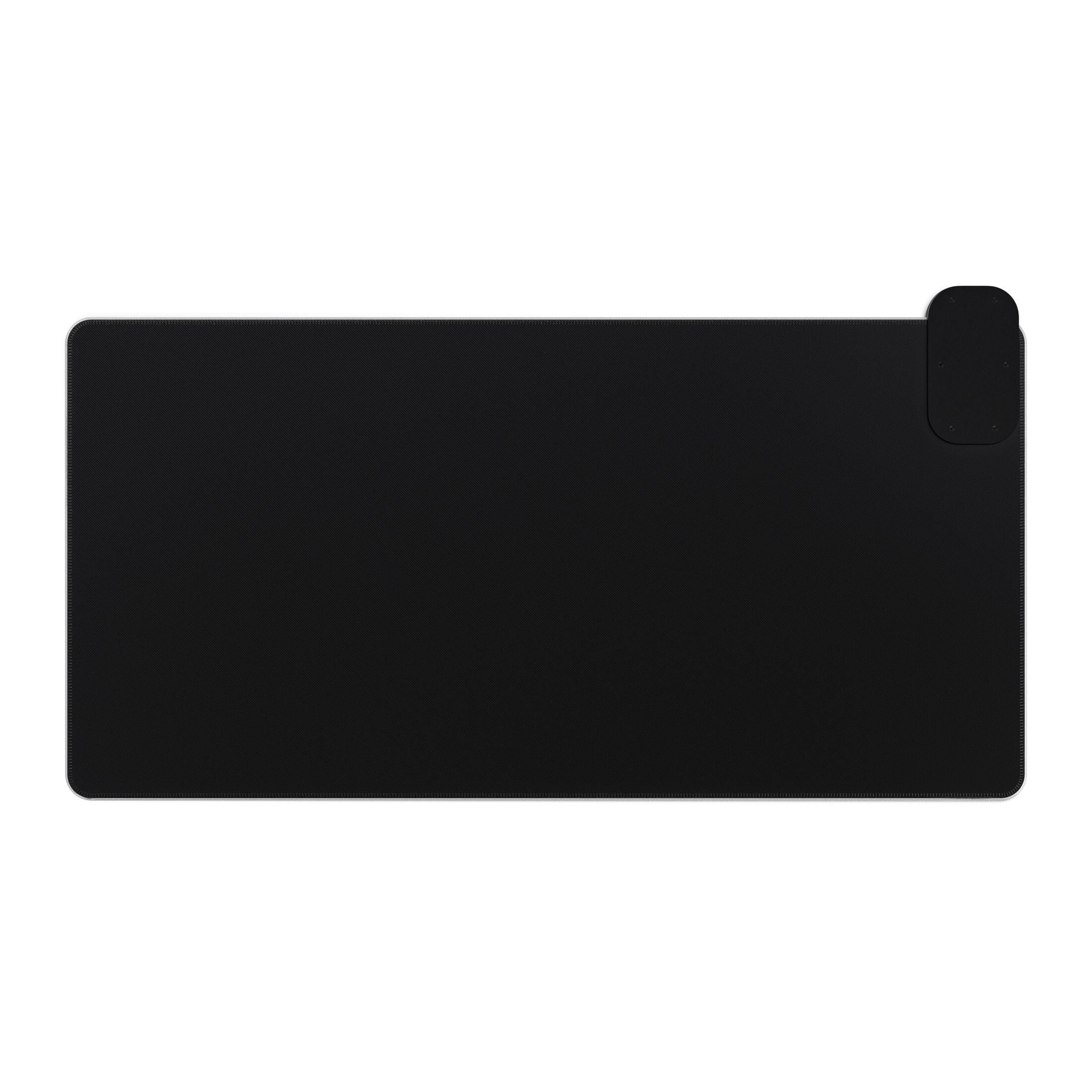 LED Gaming Mouse Pad with Wireless Charging - Cosmic Design for Developers, Unique Desk Accessory, Gaming Gift, Gamer Setup, LED Desk Pad