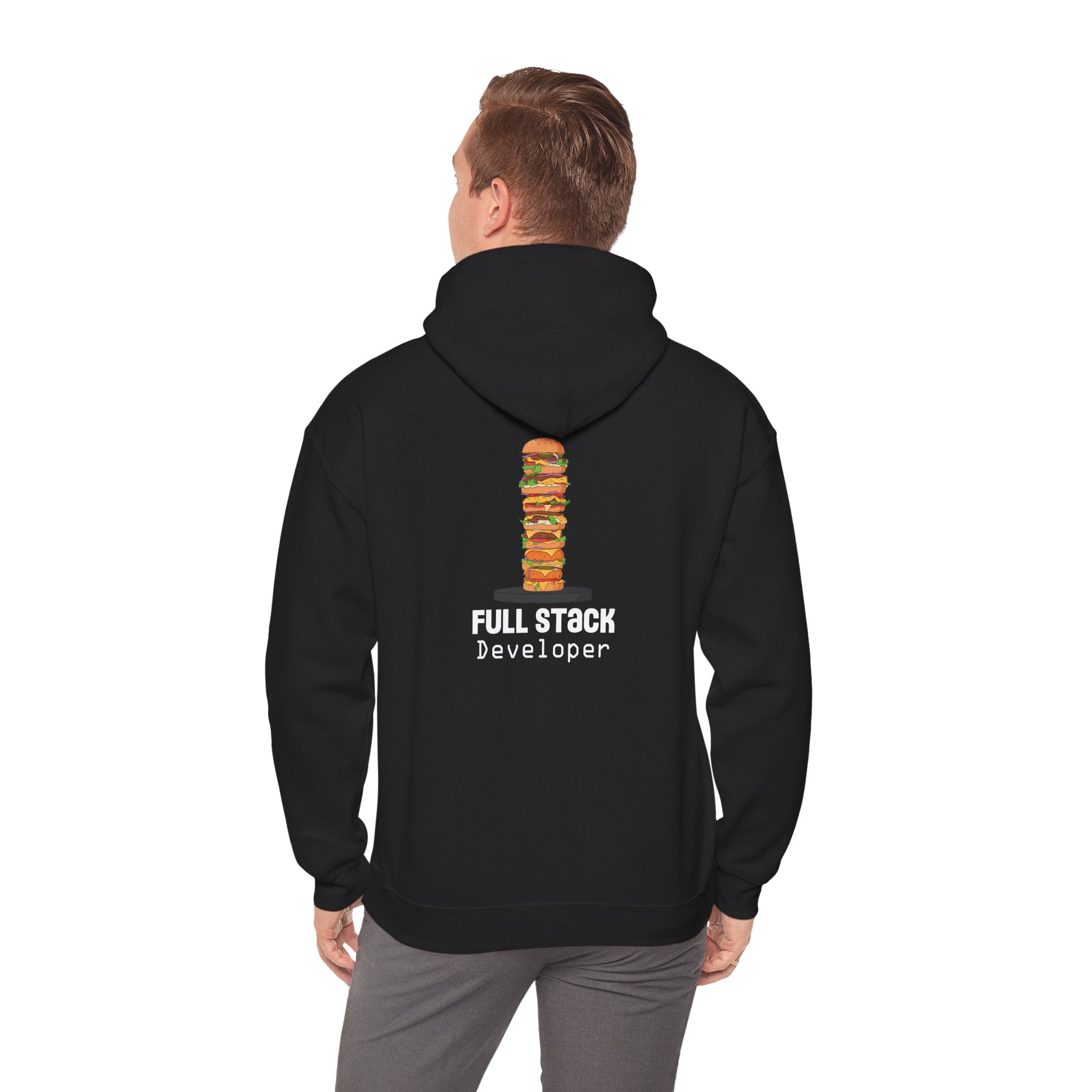 Full Stack Developer Hoodie, Unisex Sweatshirt for Programmers, Geeky Apparel, Tech Gifts, Coding Hoodie