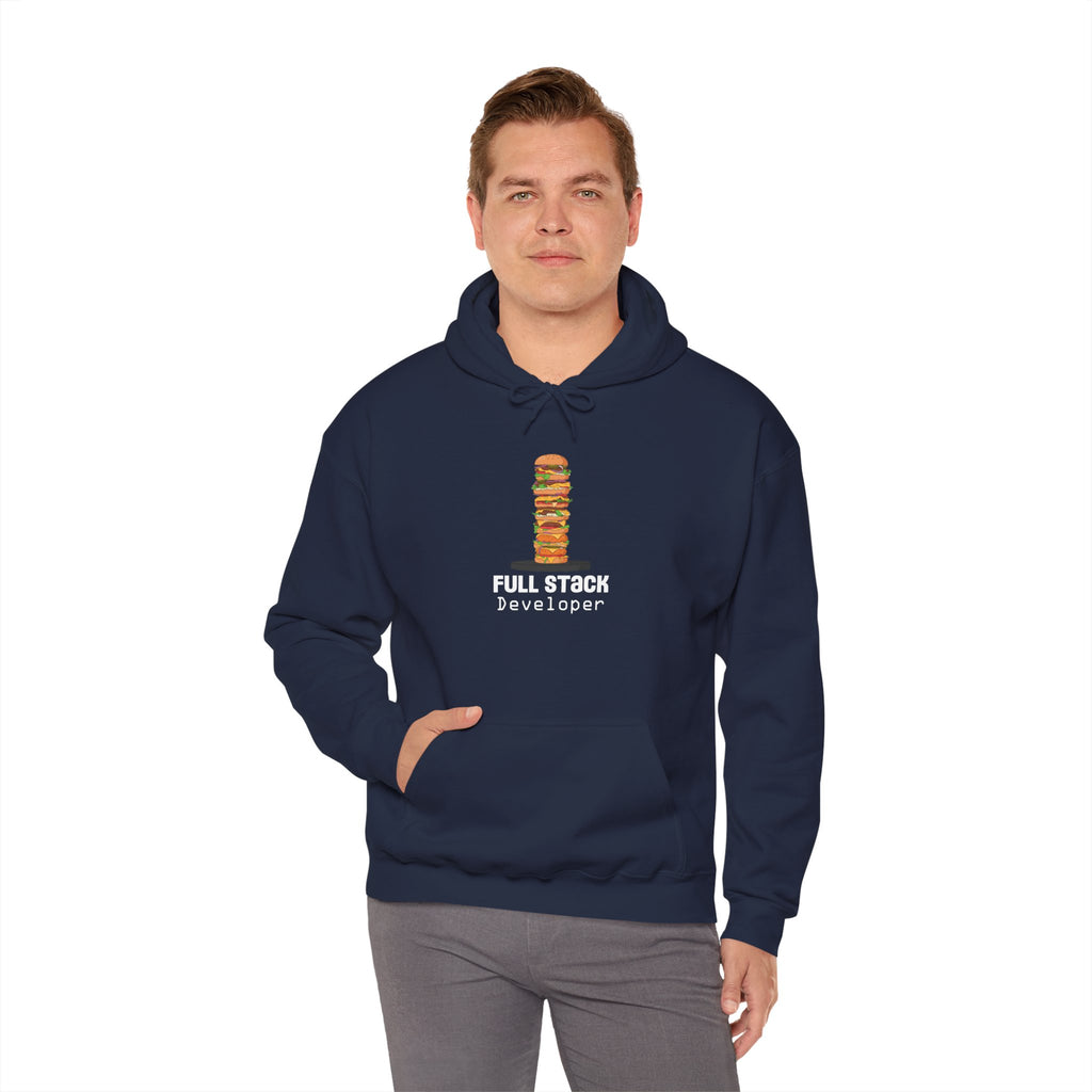 Full Stack Developer Hoodie, Unisex Sweatshirt for Programmers, Geeky Apparel, Tech Gifts, Coding Hoodie